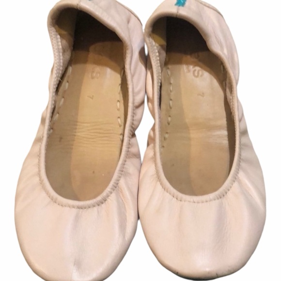 Tieks Cream Ballet Flats - Picture 3 of 8